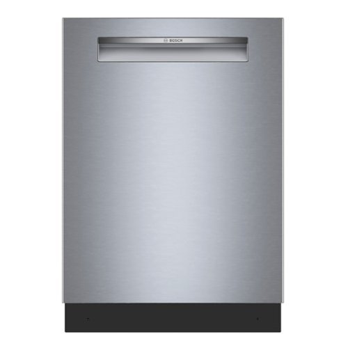 Bosch - 300 Series 24" Top Control Smart Built-In Tub Dishwasher with 3rd Rack and Zone Wash, 46 dBA - Stainless Steel
