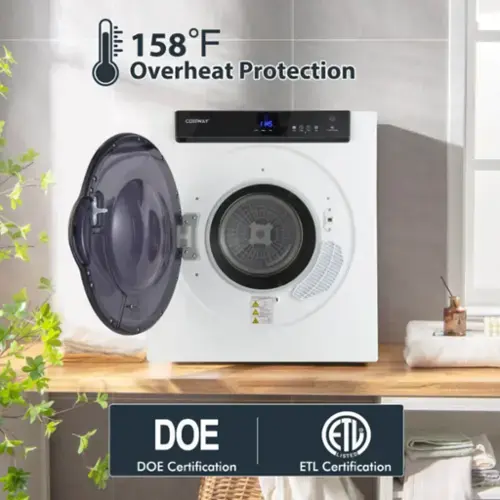 158°F Overheat Protection  
COSTWAY  
DOE Certification  
ETL Listed  
ETL Certification