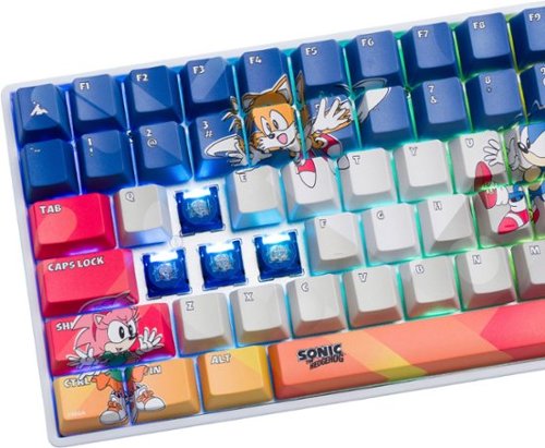 Higround Basecamp 96+ 96% Wired Mechanical Lubed TTC Neptune Switch Gaming Keyboard with RGB Backlighting - Sega - Classic Sonic BUY IN UAE