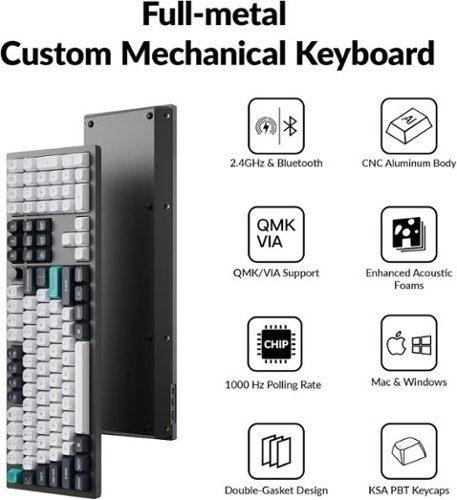 Keychron Q6 Max 100% Custom Wireless RGB Mechanical Keyboard with Programmable QMK/VIA Hot-Swappable Brown Switch - Black HOW TO BUY