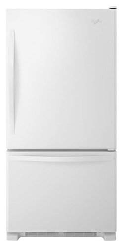 Whirlpool - 18.5 Cu. Ft. Bottom-Freezer Refrigerator - White