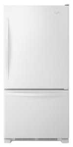 Whirlpool - 18.5 Cu. Ft. Bottom-Freezer Refrigerator - White - Front_Standard