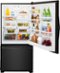 Whirlpool - 18.7 Cu. Ft. Bottom-Freezer Refrigerator with Spillguard Glass Shelves - Black-Front_Standard 