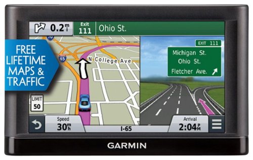  Garmin - nüvi 65LMT 6.1&quot; GPS with Lifetime Map Updates and Lifetime Traffic Updates - Black