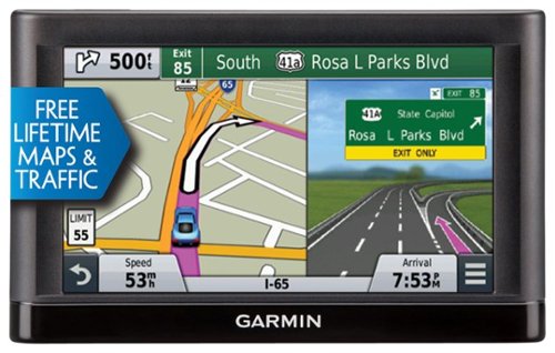  Garmin - nüvi 66LMT 6.1&quot; GPS with Lifetime Map Updates and Lifetime Traffic Updates - Black