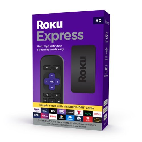 Roku Express (2019) HD Streaming Media Player with High Speed HDMI Cable and Simple Remote - Black SHOP ONLINE