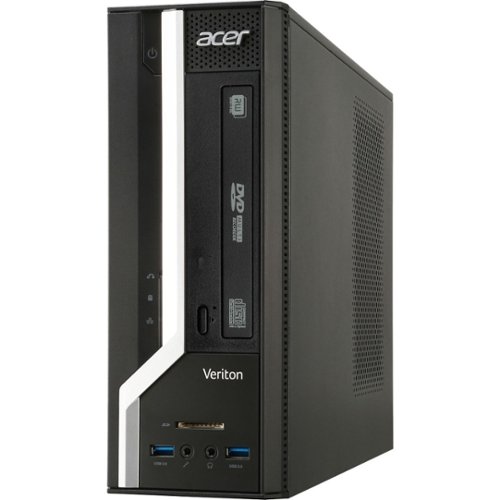  Acer - Veriton Desktop - AMD E-Series - 4GB Memory - 500GB Hard Drive - Black