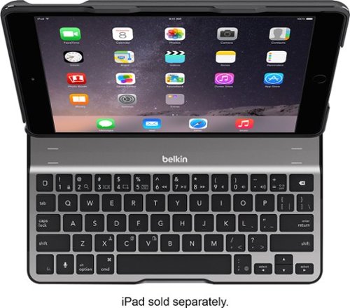  Belkin - Ultimate Keyboard Case for Apple® iPad® Air 2 - Gray/Black