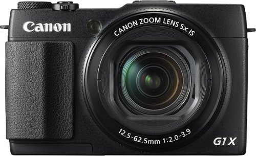  Canon - PowerShot G1 X Mark II 12.8-Megapixel Digital Camera - Black