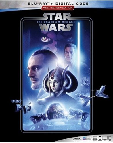 Star Wars: The Phantom Menace [Includes Digital Copy] [Blu-ray] [1999]-Front_Standard 