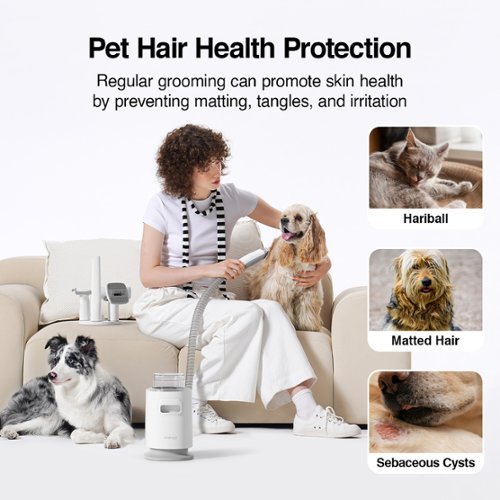 NEAKASA P0 Pro Pet Grooming System - White WORLDWIDE DELIVERY