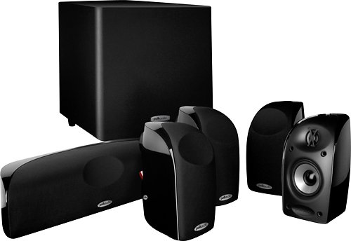 Polk Audio - Blackstone TL1600 5.1-Channel Home Theater Speaker System - Black