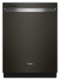 Whirlpool - 24” Stainless Steel Dishwasher with AI Intelligent Wash - 47 dBA .- Print Resistant Black Stainless - Print Resist Blk Stnlss-Front_Standard