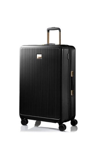 Champs Luxe 3 Piece Hardside Luggage Set Black S1038-Black - Best Buy
