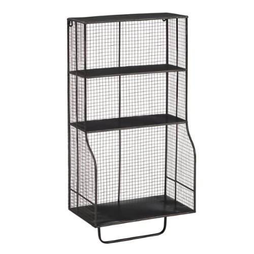 Linon Home Dcor - Grebe 3-Shelf Wall Storage Organizer