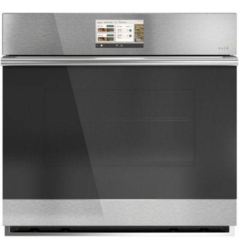 Café - 30" Smart Built-In Single Electric Convection Wall Oven with Air Fry and Precision Cooking Modes - Platinum Glass