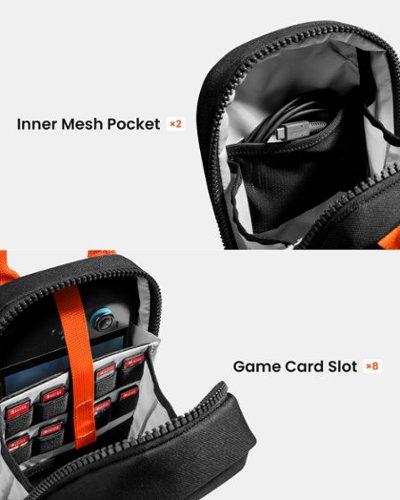 tomtoc Sling Crossbody Bag for Nintendo Switch 2 Model 2025, Protective Portable Chest Carrying Gaming Pouch - Black WHERE TO BUY