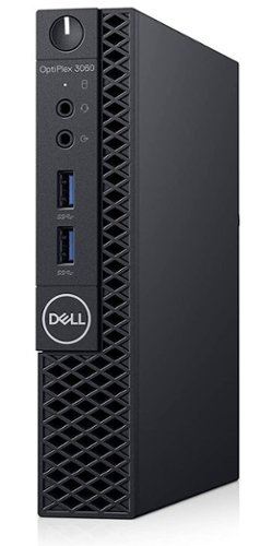 Dell - Refurbished Excellent - Optiplex 3060 Micro Intel i5-8500T 16GB 512GB SSD Windows 11 Pro - Black-Front_Standard 