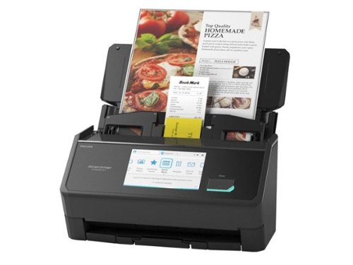 Ricoh - ScanSnap iX2500 Sheet Fed Document Scanner (PA03860-B005) - Black-Front_Standard 