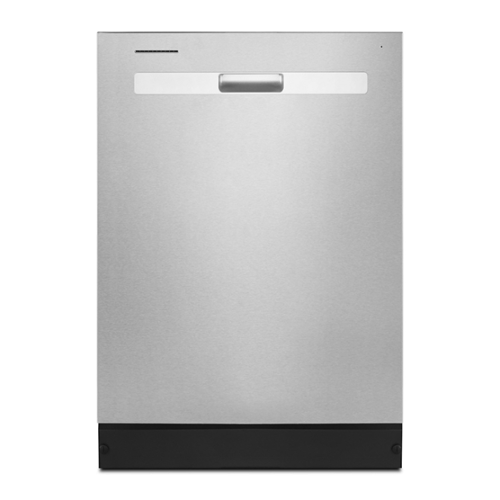  Whirlpool - 24&quot; Top Control Built-In Dishwasher with Boost Cycle and 55 dBA - Stainless Steel