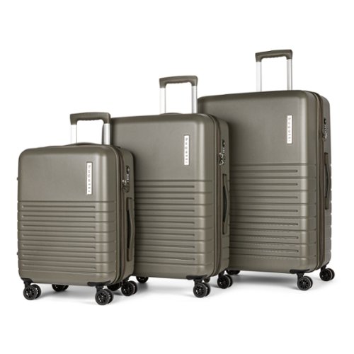 Bugatti - Birmingham Luggage Set (3-Piece) - Green-Front_Standard 