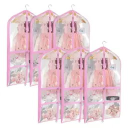 40"Clear Pink 6 Pack