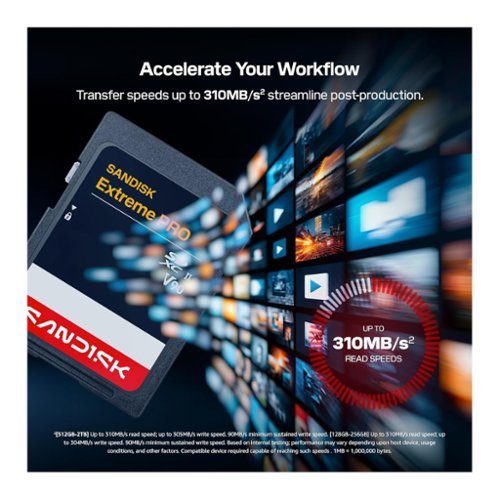 SANDISK 256GB Extreme PRO UHS II V90 SDXC Memory Card - Best Buy