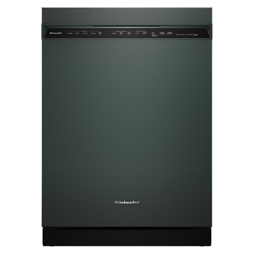 KitchenAid - 24" Front Control Built-In Stainless Steel Tub Dishwasher with Third Level Jet Rack and 41 dBA - Juniper-Front_Standard 