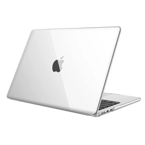 Stock Preferred - Slim Protective Hard Shell Case for MacBook Air 13.6-inch - Crystal Clear-Front_Standard 