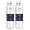 GLACIER FRESH - EDR1RXD1 Refrigerator Water Filter Compatible with W10295370A, WHR1RXD1, 2 Pack-Front_Standard