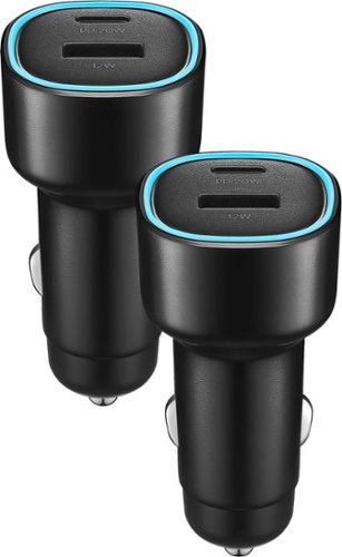 Insignia™ 32W Car Charger 2-Pack for Smartphones, Tablets and More - Black BUY IN EUROPE