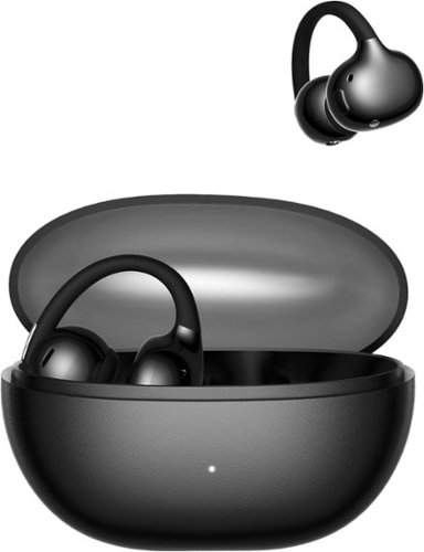 Baseus - Bowie MC2 Air Open-Ear Clip-On Earbuds,4.9 g Fit,40-Hour Playtime,IP67,Bluetooth 6.0 - Black