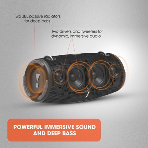 JBL Xtreme 3: Portable Speaker with Bluetooth, Built in