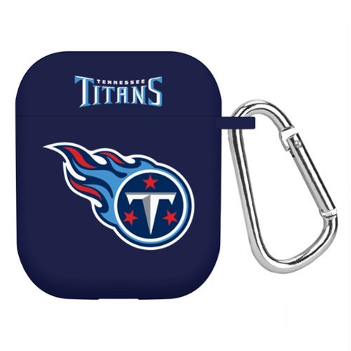 Artinian - Tennessee Titans AirPods Case Cover - Navy-Front_Standard 