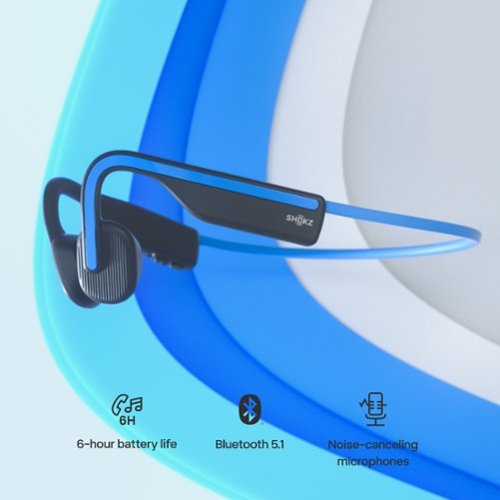 Shokz OpenMove Bone Conduction Open Ear Lifestyle/Sport Headphones - Blue SHOP ONLINE