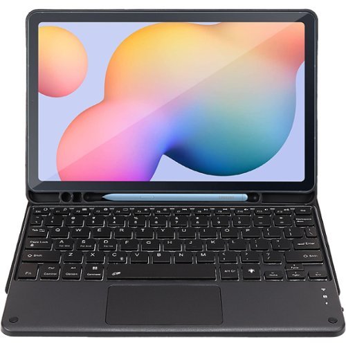 SaharaCase Keyboard Folio Case for Samsung Galaxy Tab S6 Lite (2020-2024) - Black GLOBAL SHIPPING
