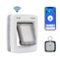 PetSafe - SmartDoor Connected Pet Door, Dog and Cat, Selective Entry and Exit, App Enabled Pet Door, Smartphone Controlled, Medium - White-Front_Standard