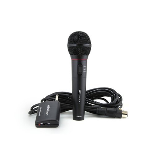 Emerson - Wireless Microphone System with Handheld Mic (EAM-9001) - Black-Front_Standard 