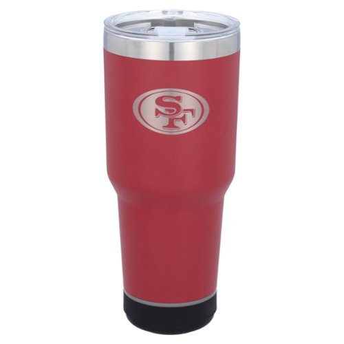 The Memory Company - San Francisco 49ers 30oz. Stainless Steel LED Bluetooth Tumbler - Multicolor-Front_Standard 