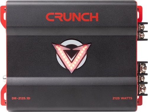 Crunch V-DRIVE 2125W Monoblock Car Audio Amplifier - Black GLOBAL SHIPPING