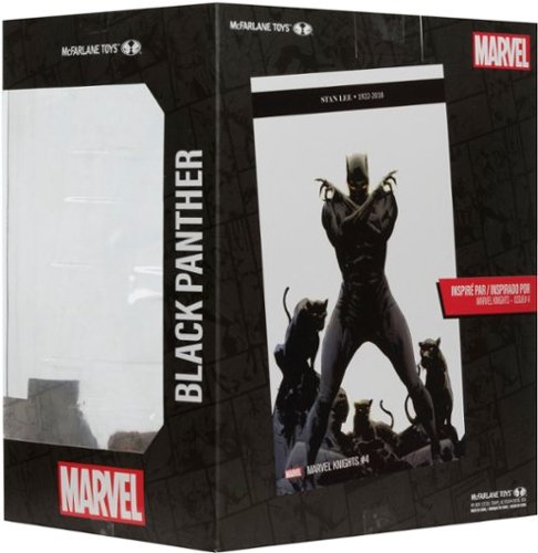 McFarlane Toys Marvel Black Panther 1:10th Scale Collectible with Scene (Marvel Knights #4) 6.9 Figure BUY IN EUROPE