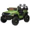 GARVEE - 24V 4WD 2-Seater Ride-On Jeep for Kids, Dual 200W Motors, Remote Control, LED Lights, Bluetooth Music, 7Ah Battery - Green-Front_Standard