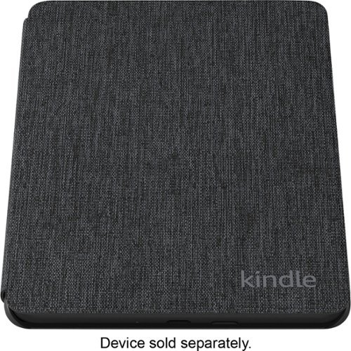 Amazon Kindle Paperwhite and Kindle Colorsoft Signature Edition Case, Water-Safe, Foldable Protective Cover - Fabric - Black GLOBAL SHIPPING