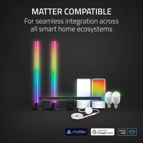 Razer Aether Standing Light RGB LED Light Bars - Black GLOBAL SHIPPING