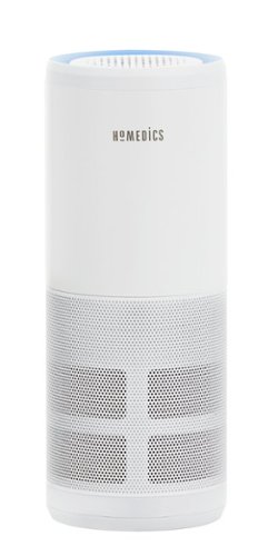 Homedics - Portable Odor Reducing Air Purifier with UV-C Technology - White