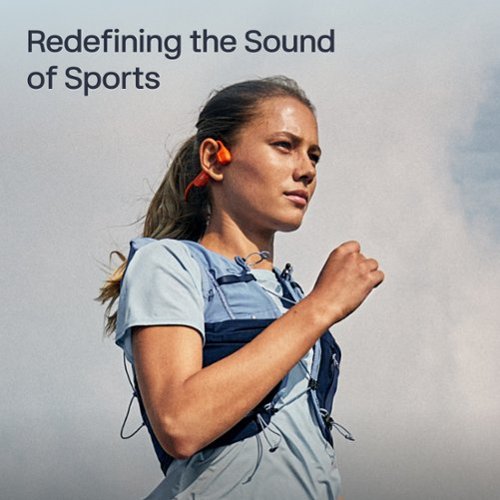 Shokz OpenRun Pro 2 Mini Wireless Bone Conduction Open-Ear Bluetooth Sports Headphones - Orange WORLDWIDE DELIVERY