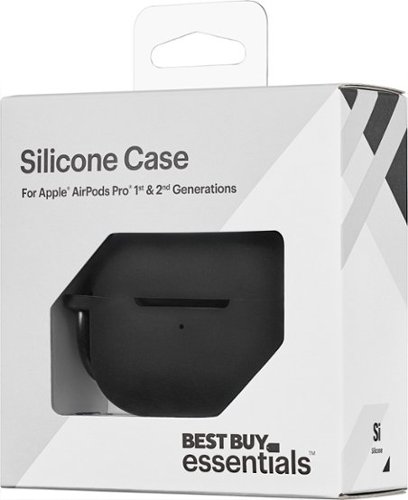 Best Buy essentials™ Silicone Case for Apple AirPods Pro 1st and 2nd Generations - Black BUY IN AUSTRALIA