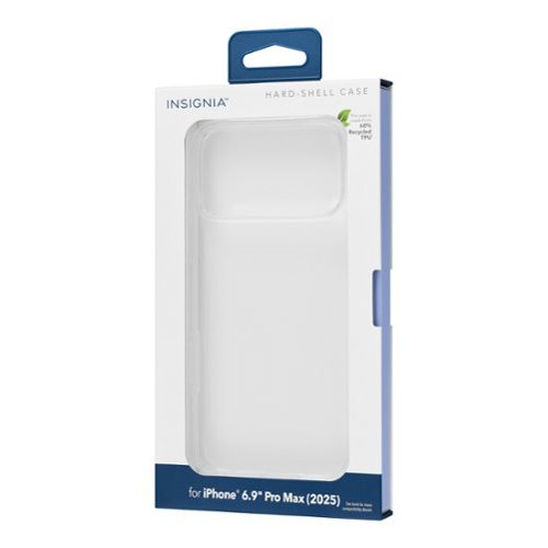 Insignia™ Hard-Shell Case for iPhone 17 Pro Max - Clear SHOP ONLINE