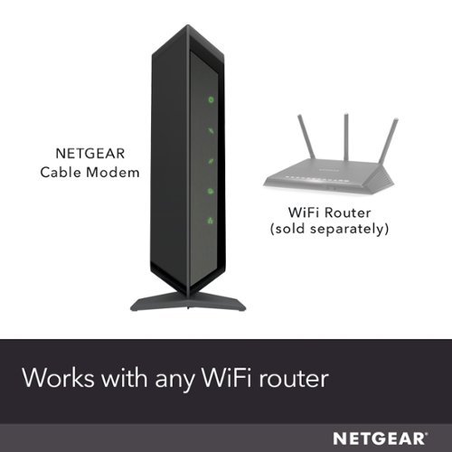 NETGEAR 32 x 8 DOCSIS 3.0 Cable Modem - Black WORLDWIDE DELIVERY