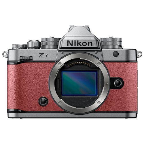 Nikon Z f Mirrorless Camera, Silver/Mauve Pink Silver and Mauve